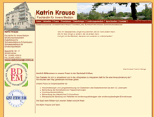 Tablet Screenshot of krause-diabetologie.de